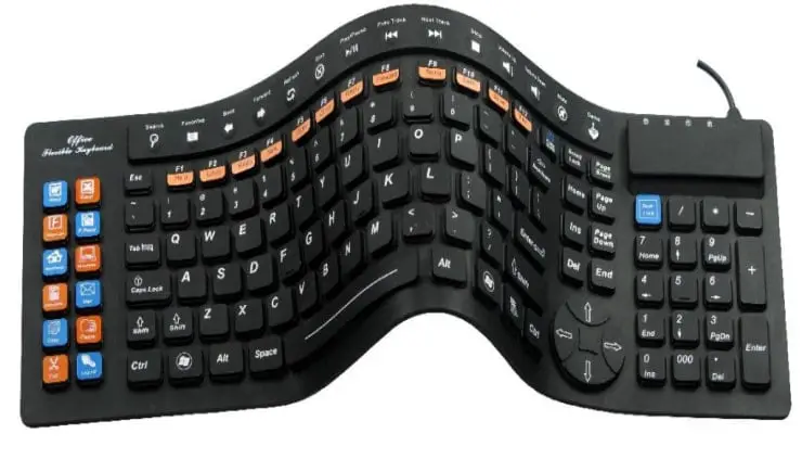 Flexible( roll-up) keyboard