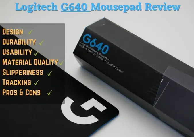 Logitech G640 Mousepad Review