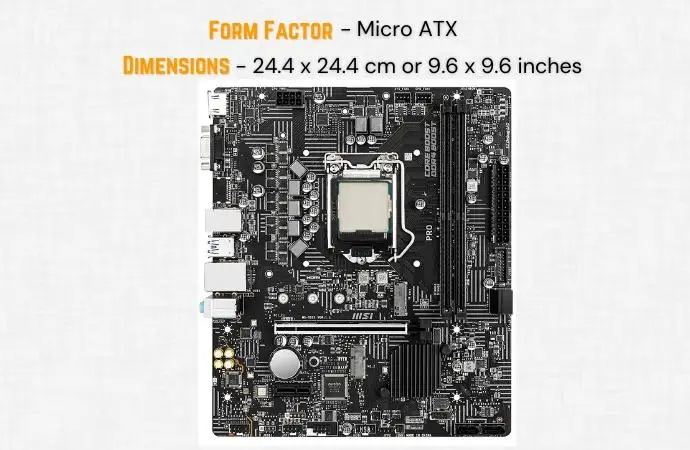 Micro Atx motherboard