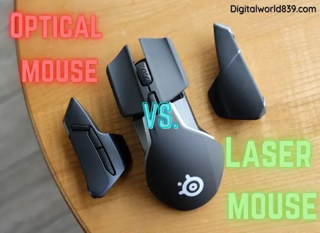 Optical vs laser mouse