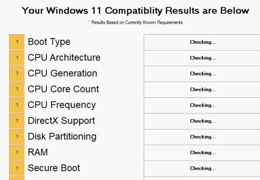 PC Health Check tool