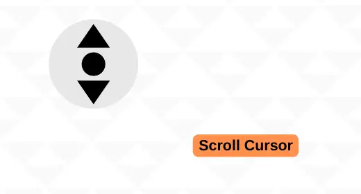 scroll cursor 