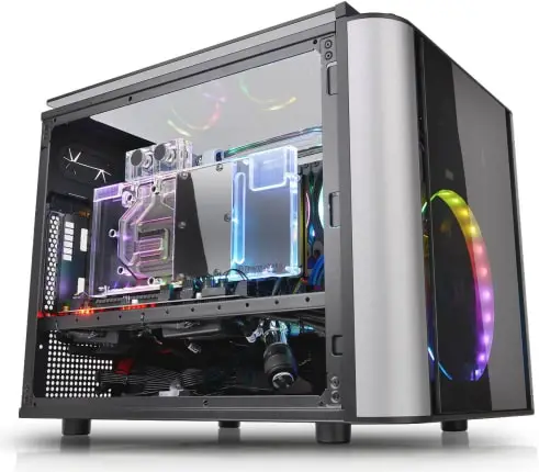 The Thermaltake Level 20 VT Cube Case is a sleek and stylish chassis
