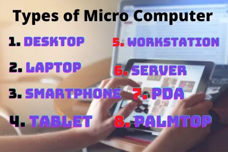 Types of microcomputer