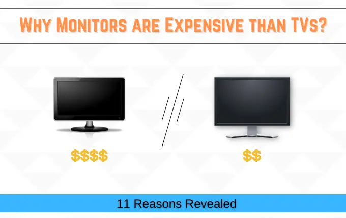 why monitors turn out to be cost more than TVs