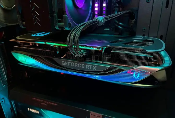 backlight or RGB of Graphics card