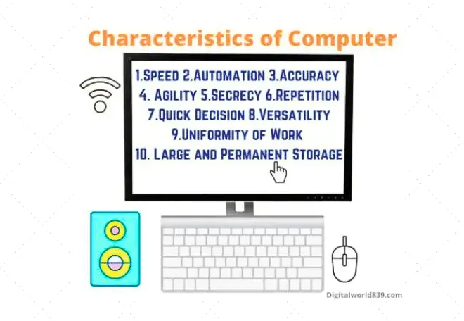 characteristics of computer